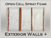 Open cell spray foam insulation contractor service